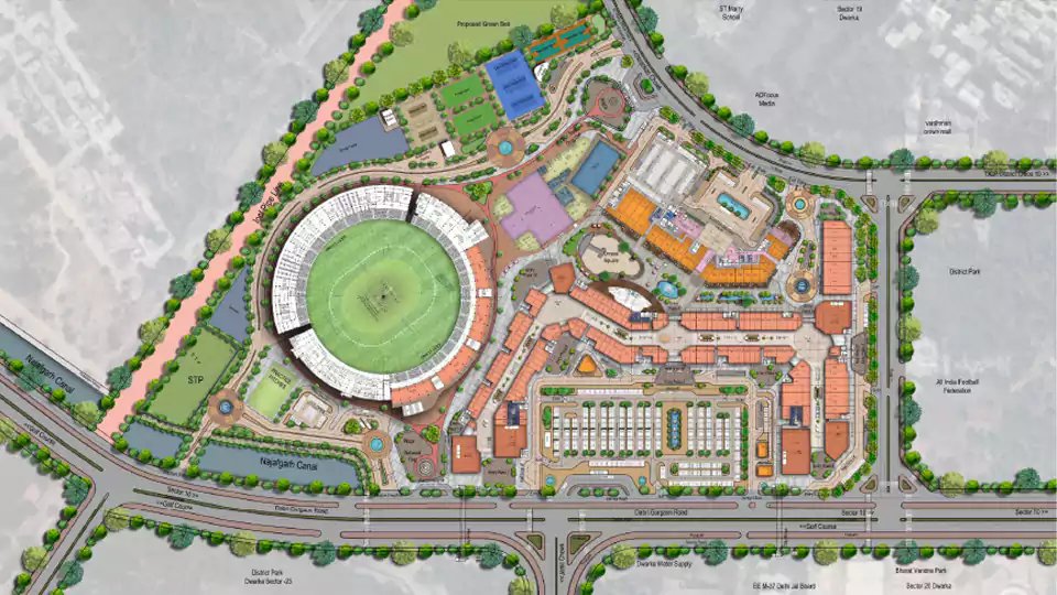 The Omaxe State Dwarka master plan